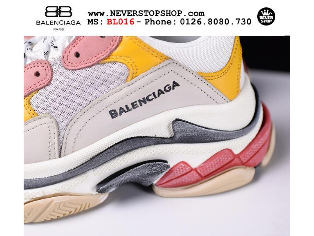 Balenciaga triple s pink yellow online